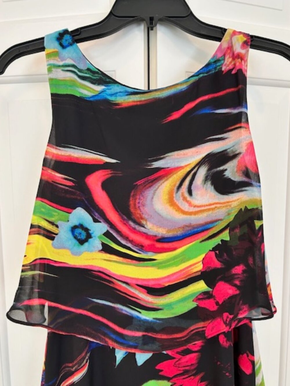 Betsey Johnson Watercolor Popover Dress Size 6 - Picture 4 of 7